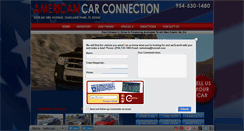 Desktop Screenshot of americancarconnection.com